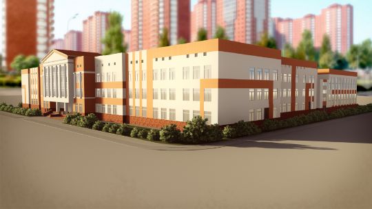 ШКОЛА В 526 КВАРТАЛЕ  НА 1550 УЧАЩИХСЯ