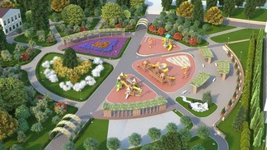 Сквер на Крепостной горе